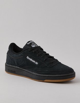 Reebok club c store black suede gum