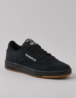 Black suede reebok discount