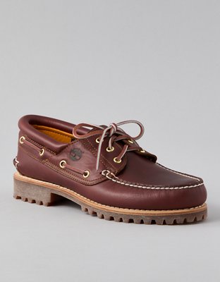 Timberland classic 3 hot sale eye lug boat shoe