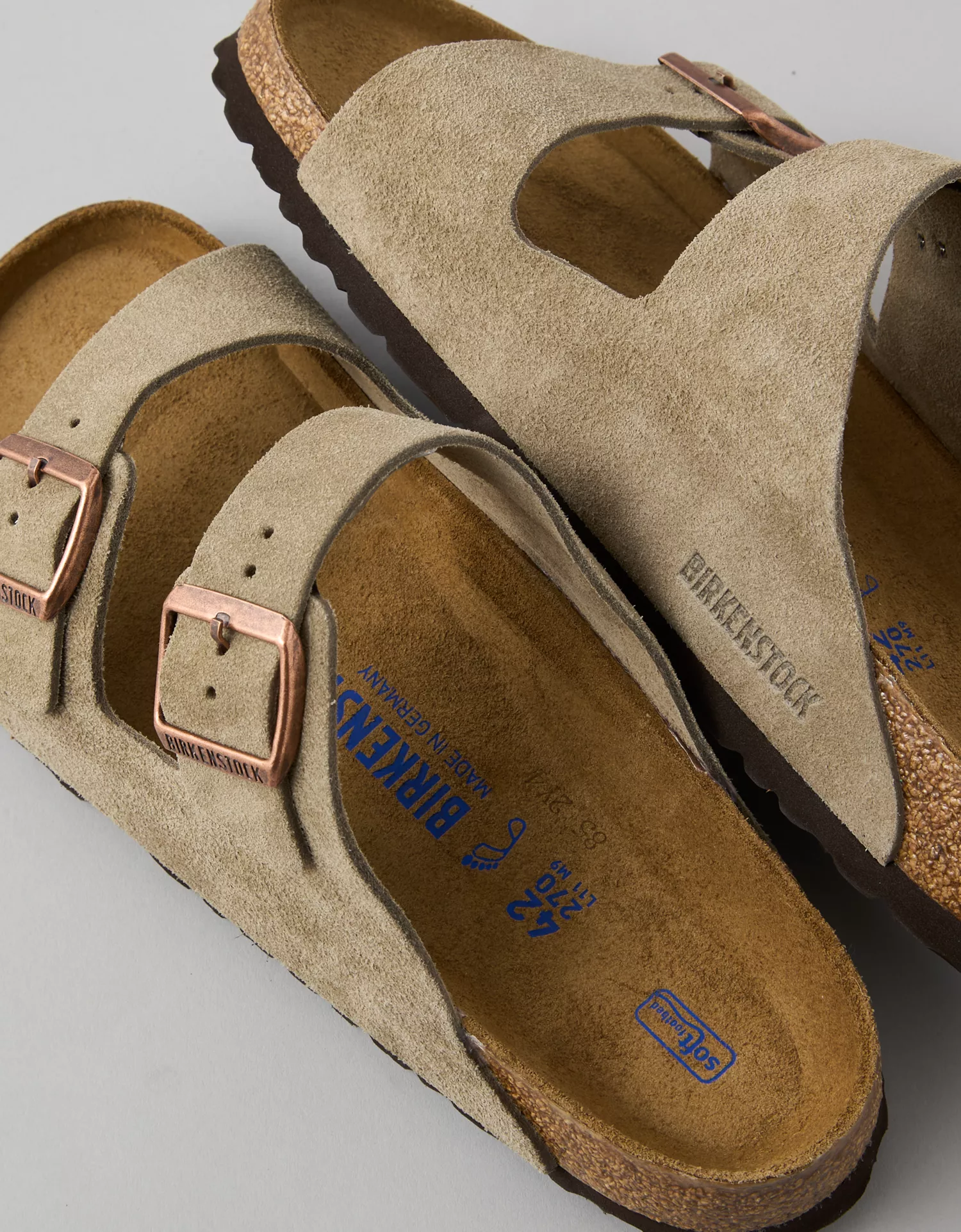 Birkenstock Men's Arizona Suede Sandal - thumbnail 3