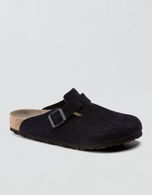 Birkenstock Men's Suede Boston Clog