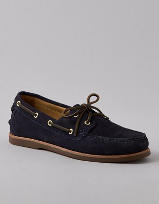G.H. Bass Mens Hampton Leather Boat Shoe