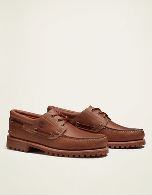 Timberland® Authentic 3-Eye Lug Handsewn Boat Shoe