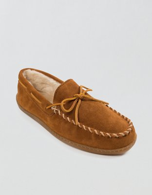 Minnetonka Pile-Lined Hardsole Slipper