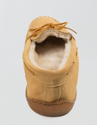 Minnetonka Pile-Lined Hardsole Slipper