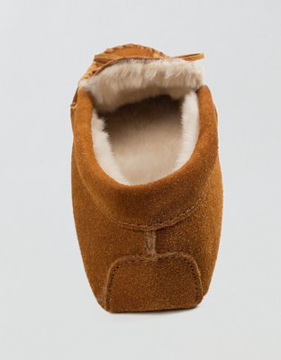 Minnetonka Pile-Lined Soft Sole Moccasin Slipper