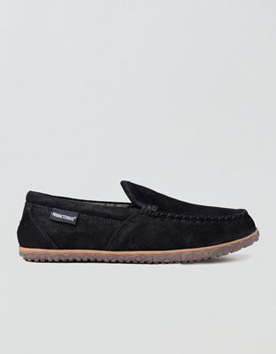 Мужские тапочки Minnetonka Tilden Slipper, цвет: Чёрный — фото 3