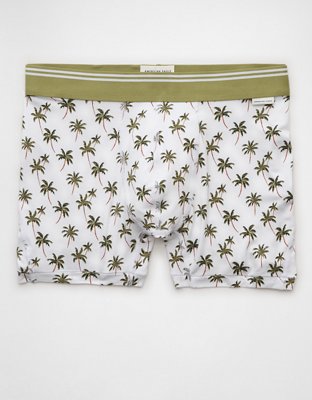 AEO Mens Palm Trees 4.5 Ultra Soft Boxer Brief