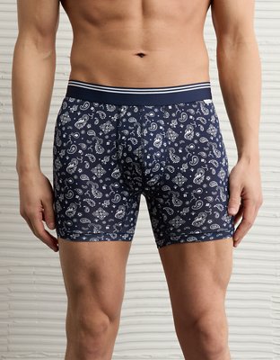 AEO Men's Paisley 4.5" Ultra Soft Boxer Brief