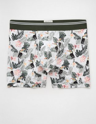 AEO Mens Tropical Toucan 4.5 Ultra Soft Boxer Brief