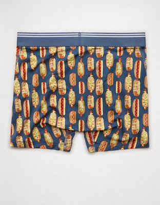 AEO Men's Hot Dogs 4.5" Ultra Soft Boxer Brief