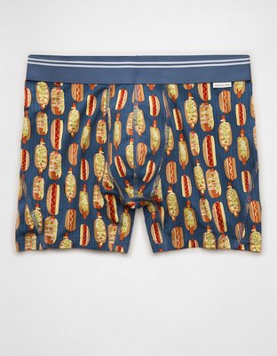 AEO Men's Hot Dogs 4.5" Ultra Soft Boxer Brief