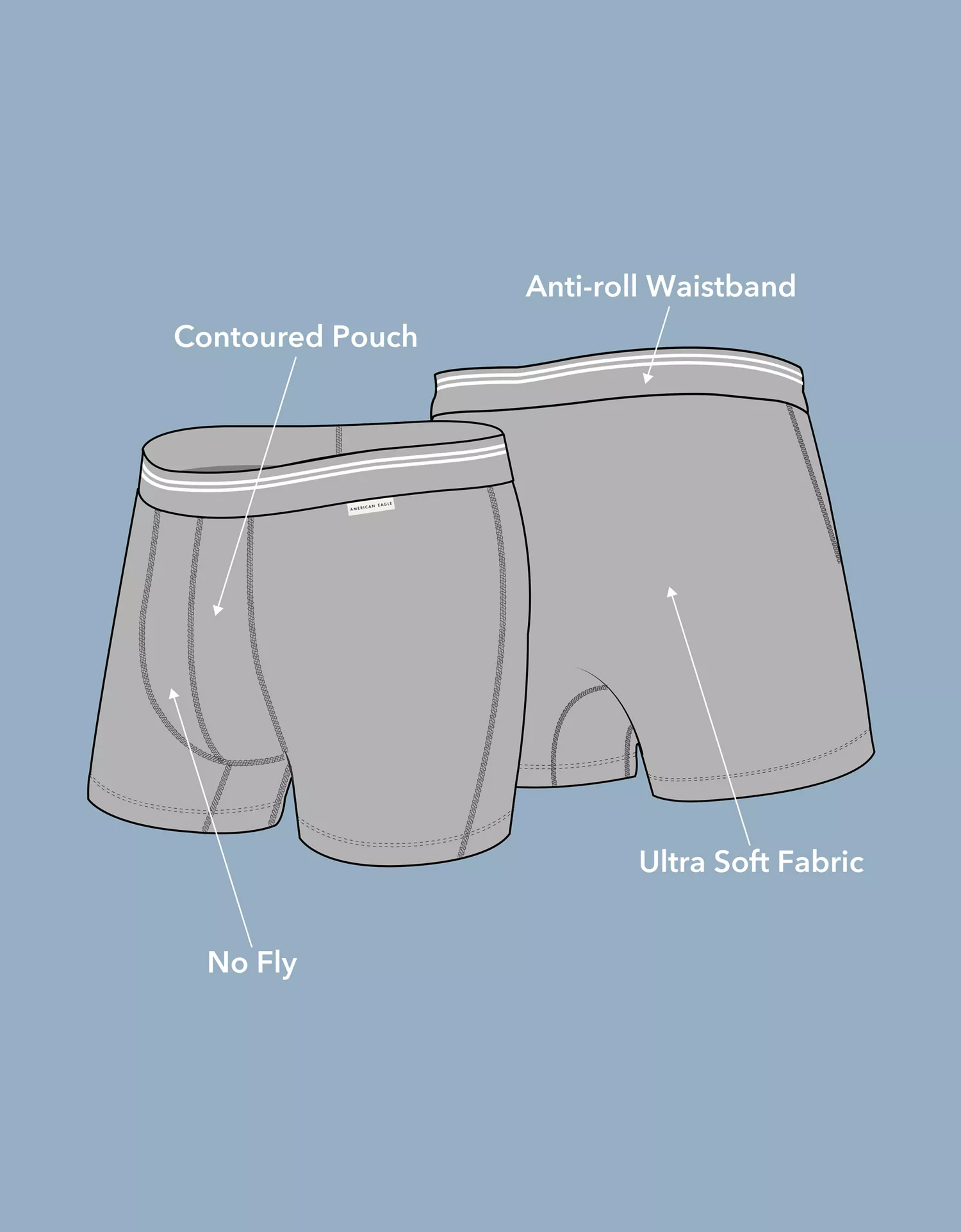 AEO Men's Food 4.5" Ultra Soft Boxer Brief - thumbnail 9