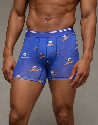 AEO Men's Snoopy 4.5" Ultra Soft Boxer Brief from American Eagle - $14.35