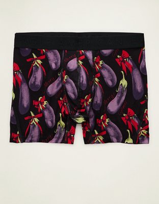 AEO Men's Eggplant 4.5" Ultra Soft Boxer Brief