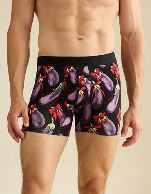 AEO Men's Eggplant 4.5" Ultra Soft Boxer Brief