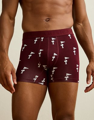 AEO Men's Snoopy 4.5" Ultra Soft Boxer Brief