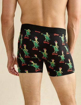 AEO Men's Grinch 4.5" Ultra Soft Boxer Brief