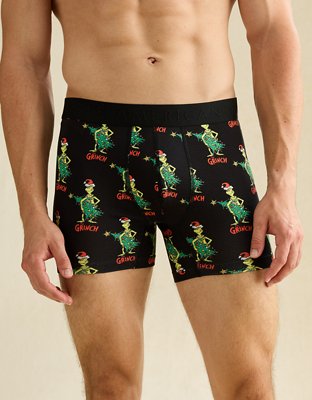 AEO Men's Grinch 4.5" Ultra Soft Boxer Brief