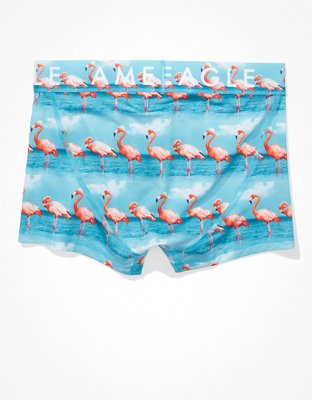 AEO Isle Flamingos 3" Flex Boxer Brief