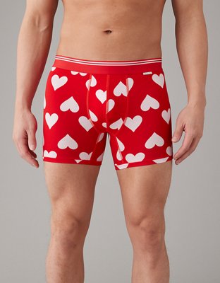 Big Red Heart Valentine's Day Mens Boxer Brief Underwear - NDS WEAR