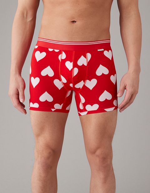 Трусы-боксеры AEO Valentine Hearts для мужчин — American Eagle