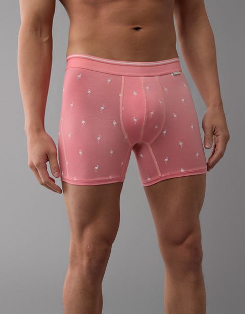 Трусы-боксеры AEO Flamingos для мужчин — American Eagle