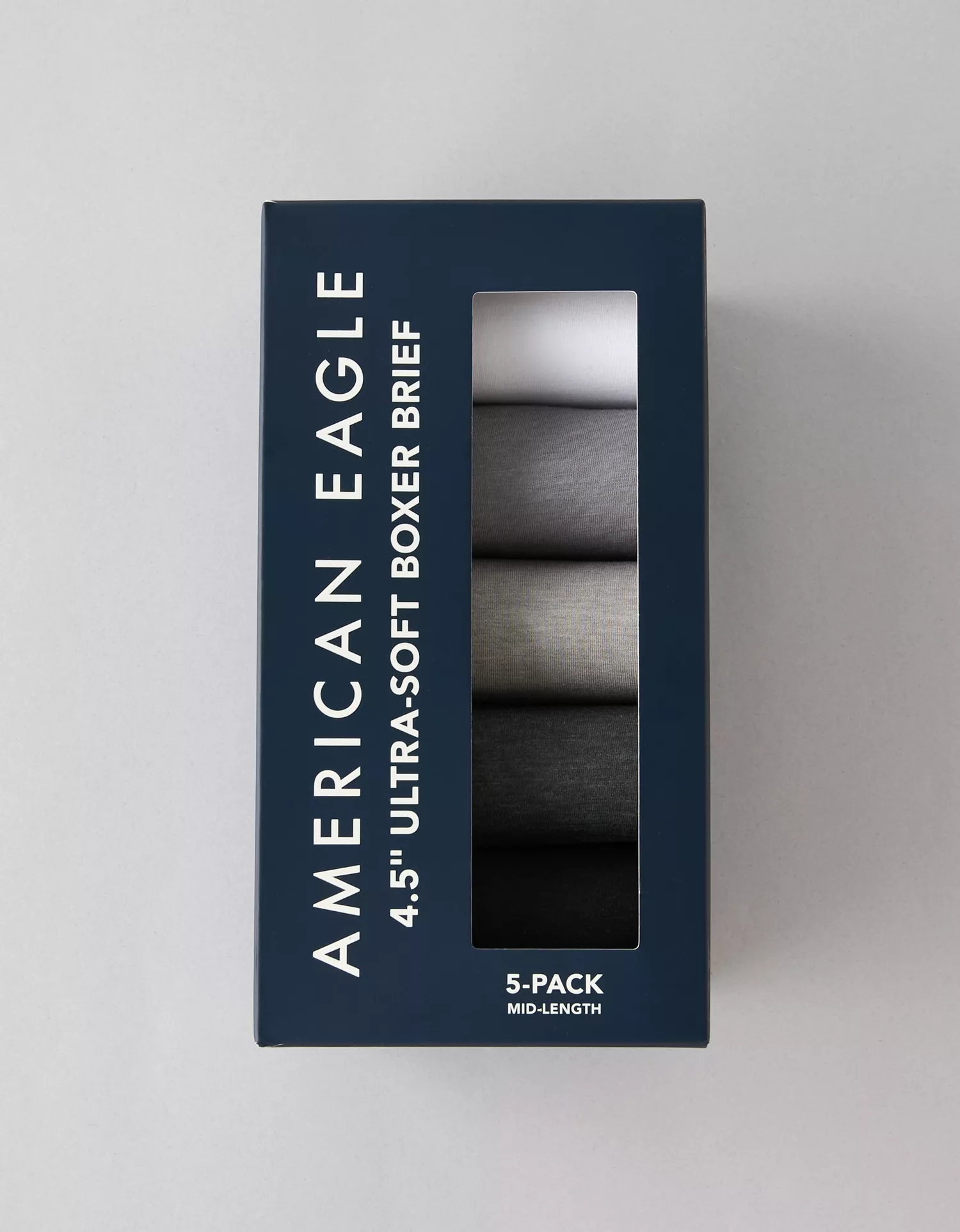 AEO Men's 4.5" Ultra Soft Boxer Brief 5-Pack - thumbnail 2