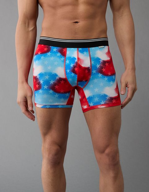 Трусы-боксеры AEO USA для мужчин — American Eagle