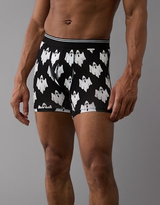 AEO Men's Ghosts Halloween 4.5" Ultra Soft Boxer Brief