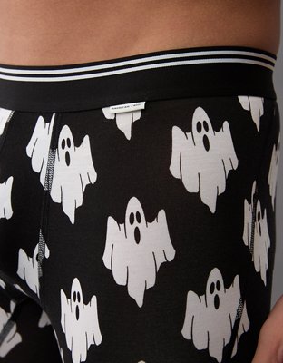 AEO Men's Ghosts Halloween 4.5" Ultra Soft Boxer Brief