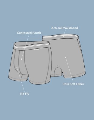 AEO Men's 4.5" Ultra Soft Boxer Brief 3-Pack