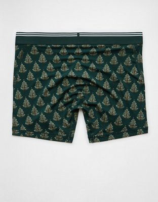 AEO Men's Pine Trees 4.5" Ultra Soft Boxer Brief