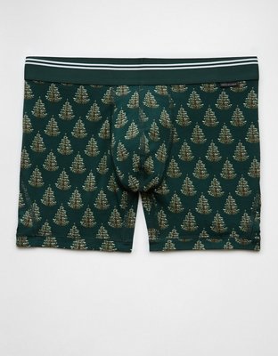 AEO Men's Pine Trees 4.5" Ultra Soft Boxer Brief