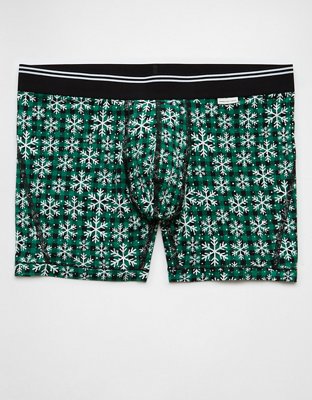 AEO Men's Plaid 4.5" Ultra Soft Boxer Brief