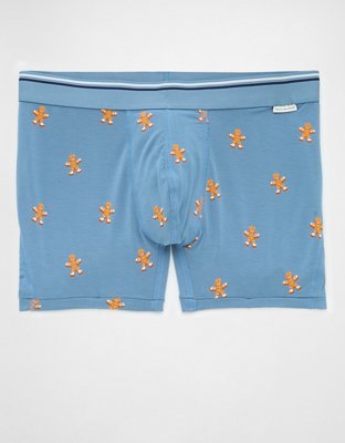 AEO Men's Gingerbread 4.5" Ultra Soft Boxer Brief