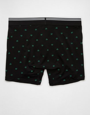 AEO Men's St. Patrick's Day Clovers 4.5" Ultra Soft Boxer Brief