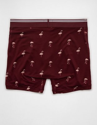 AEO Men's Flamingos 4.5" Ultra Soft Boxer Brief