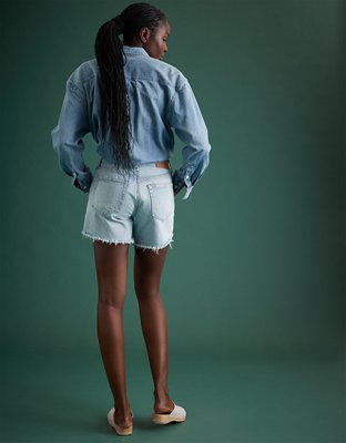 AE77 Premium Classic Long Denim Short