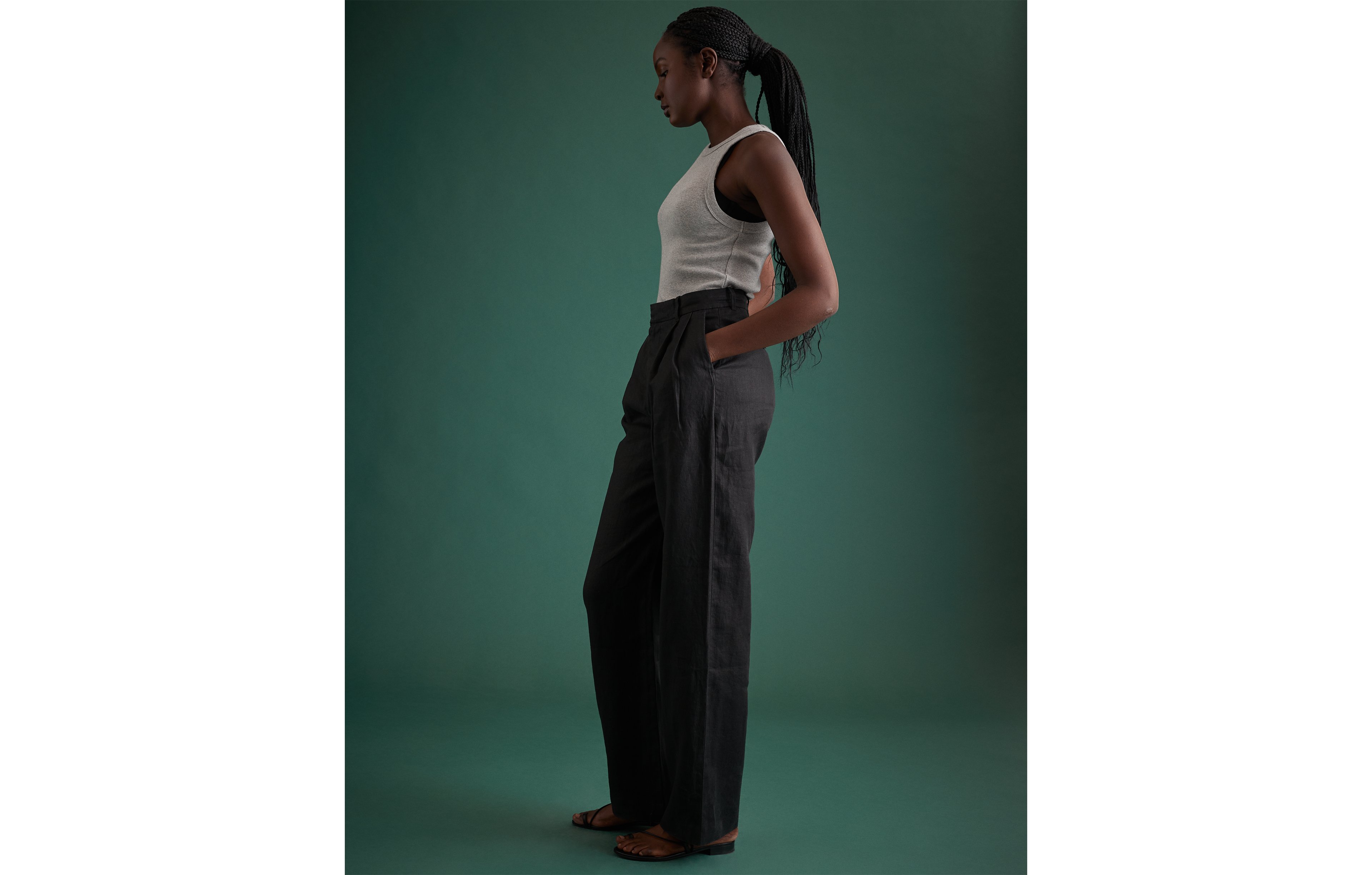 AE77 Premium Linen Trouser