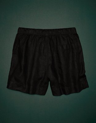 AE77 Premium Linen Pull-On Short