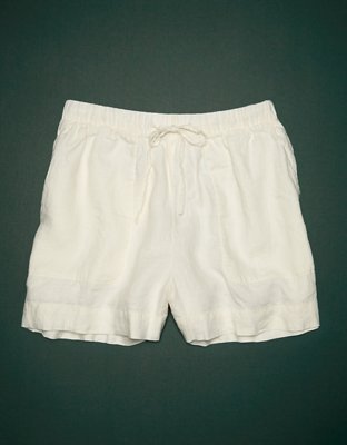 AE77 Premium Linen Pull-On Short