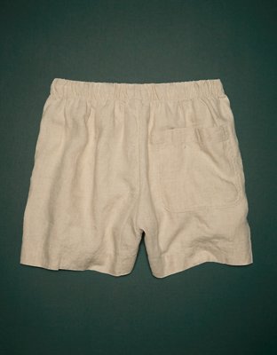 AE77 Premium Linen Pull-On Short