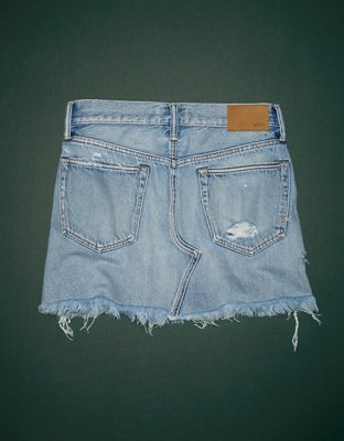 AE77 Premium Denim Mini Skirt