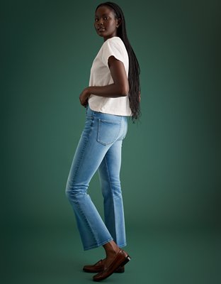 High waisted denim flare 2024 jeans