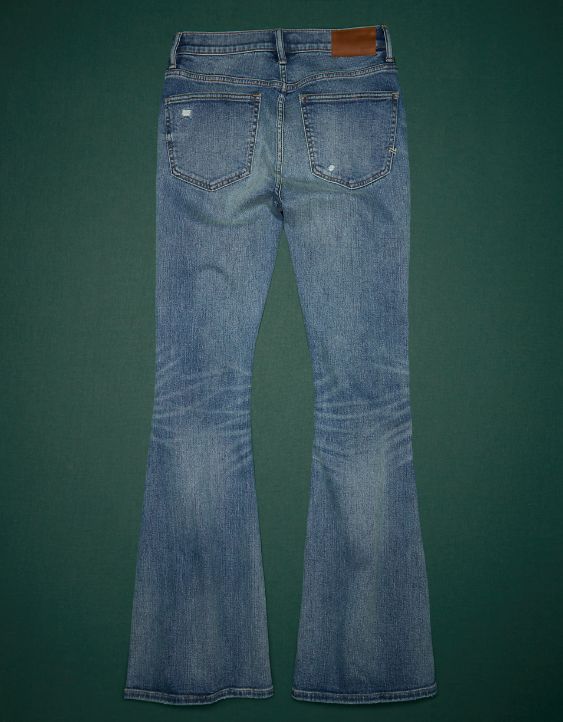 AE77 Premium High-Waisted Flare Jean