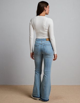 AE77 Premium High-Waisted Flare Jean