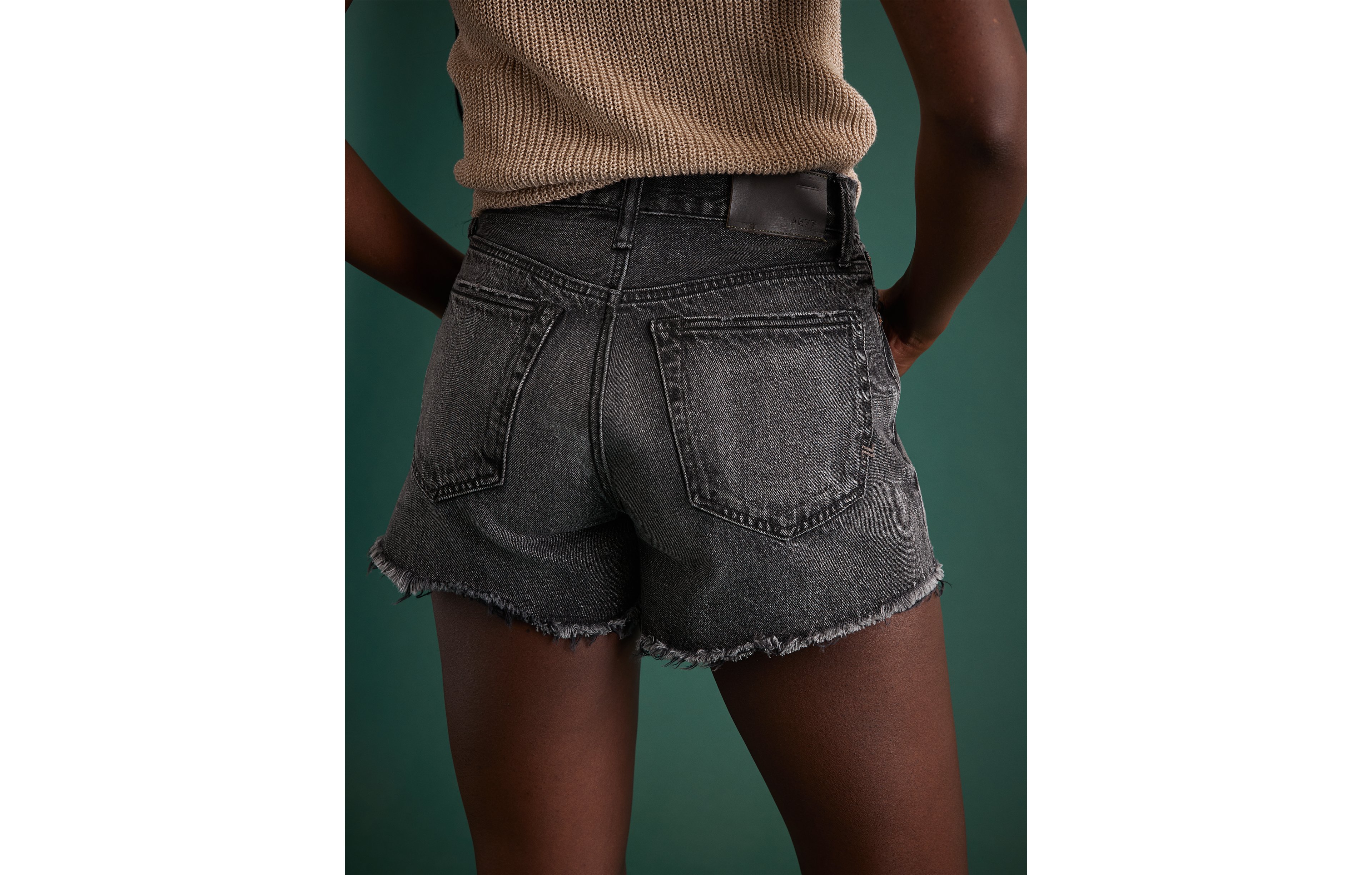 AE77 Premium Classic Denim Short