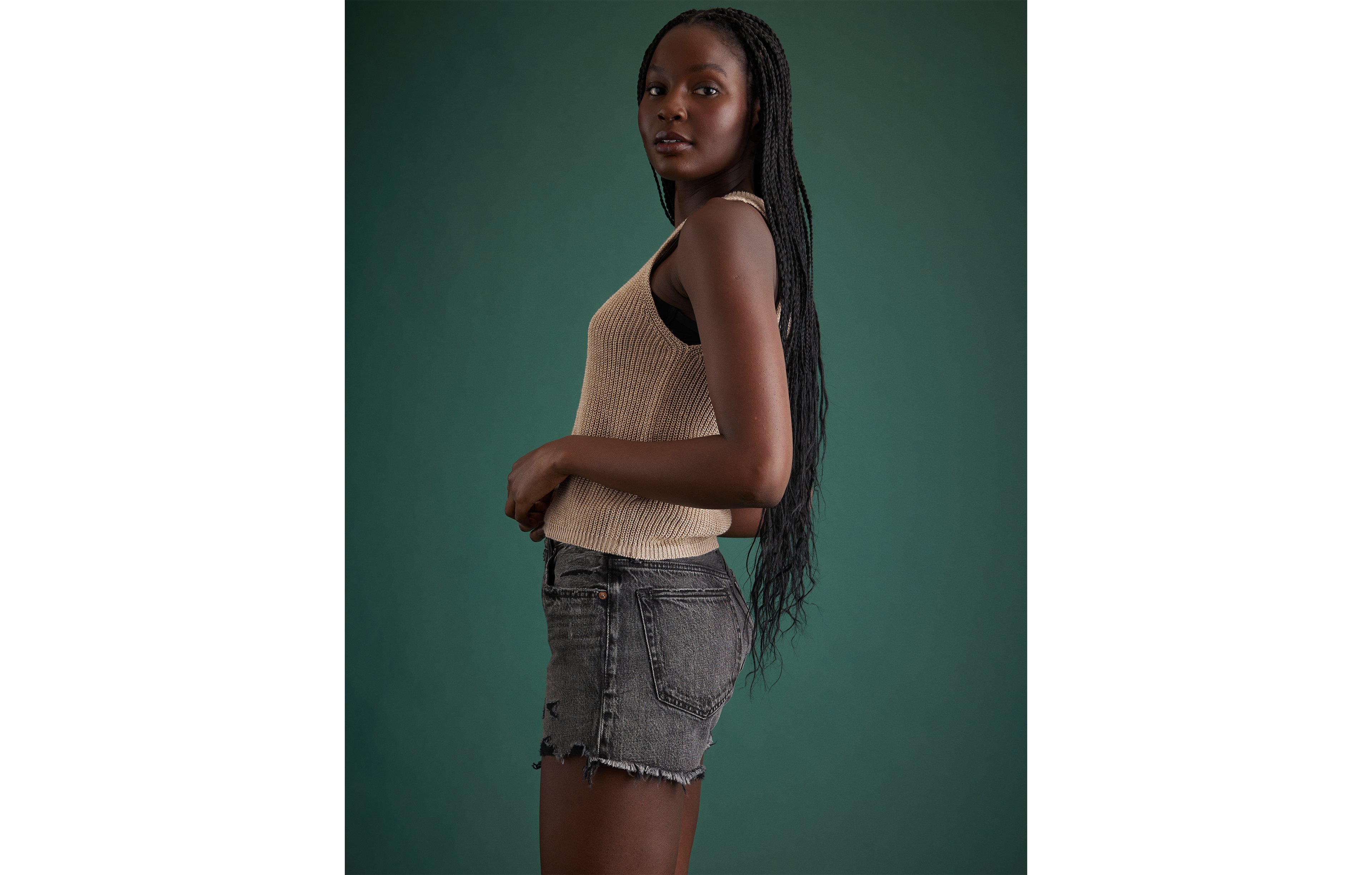 AE77 Premium Classic Denim Short
