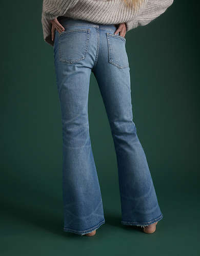 AE77 Premium Low-Rise Flare Jean